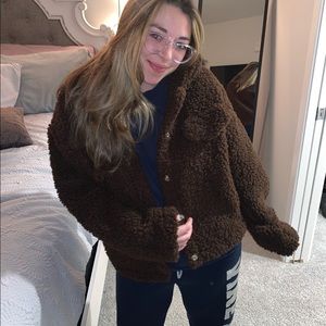 Brown Teddy Coat